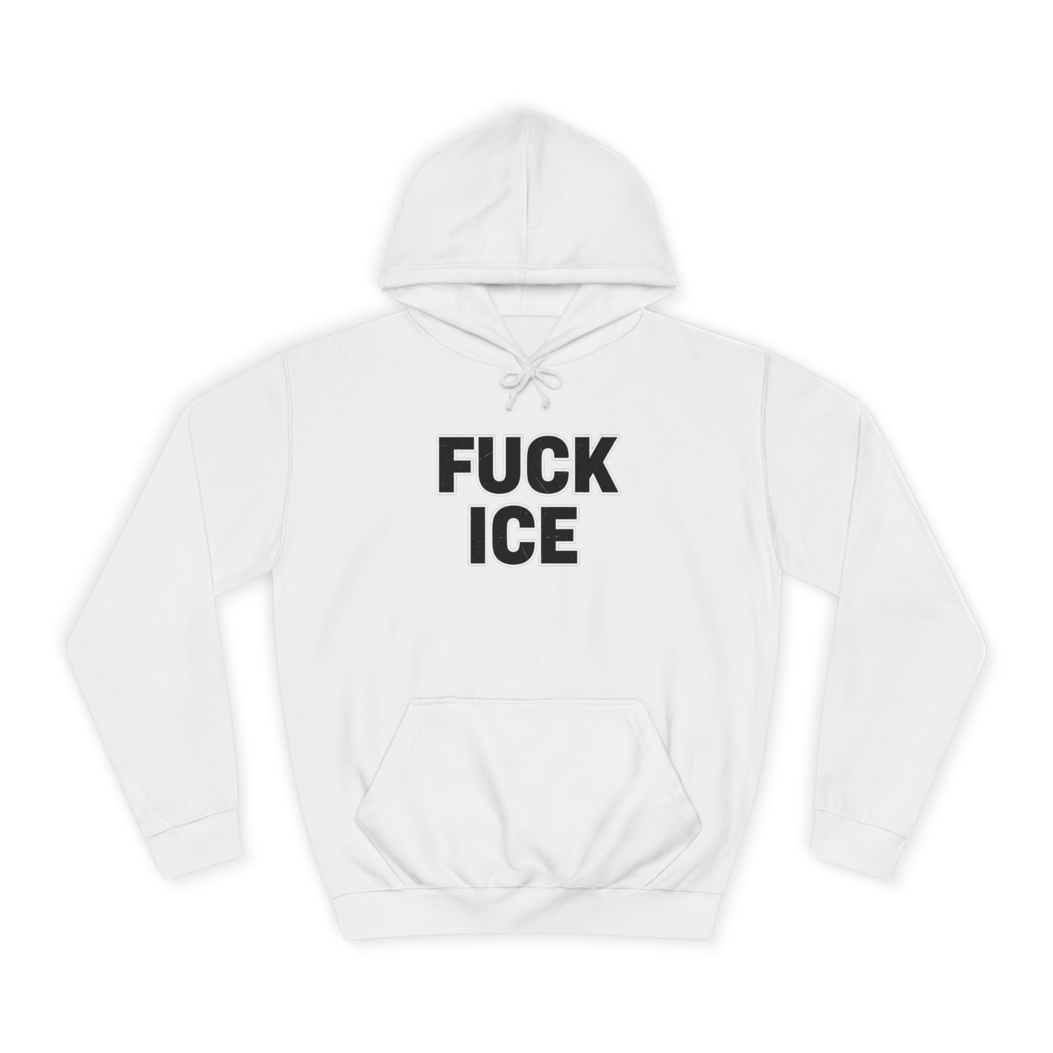 Hoodie — "F*** ICE" Bold Protest Pullover