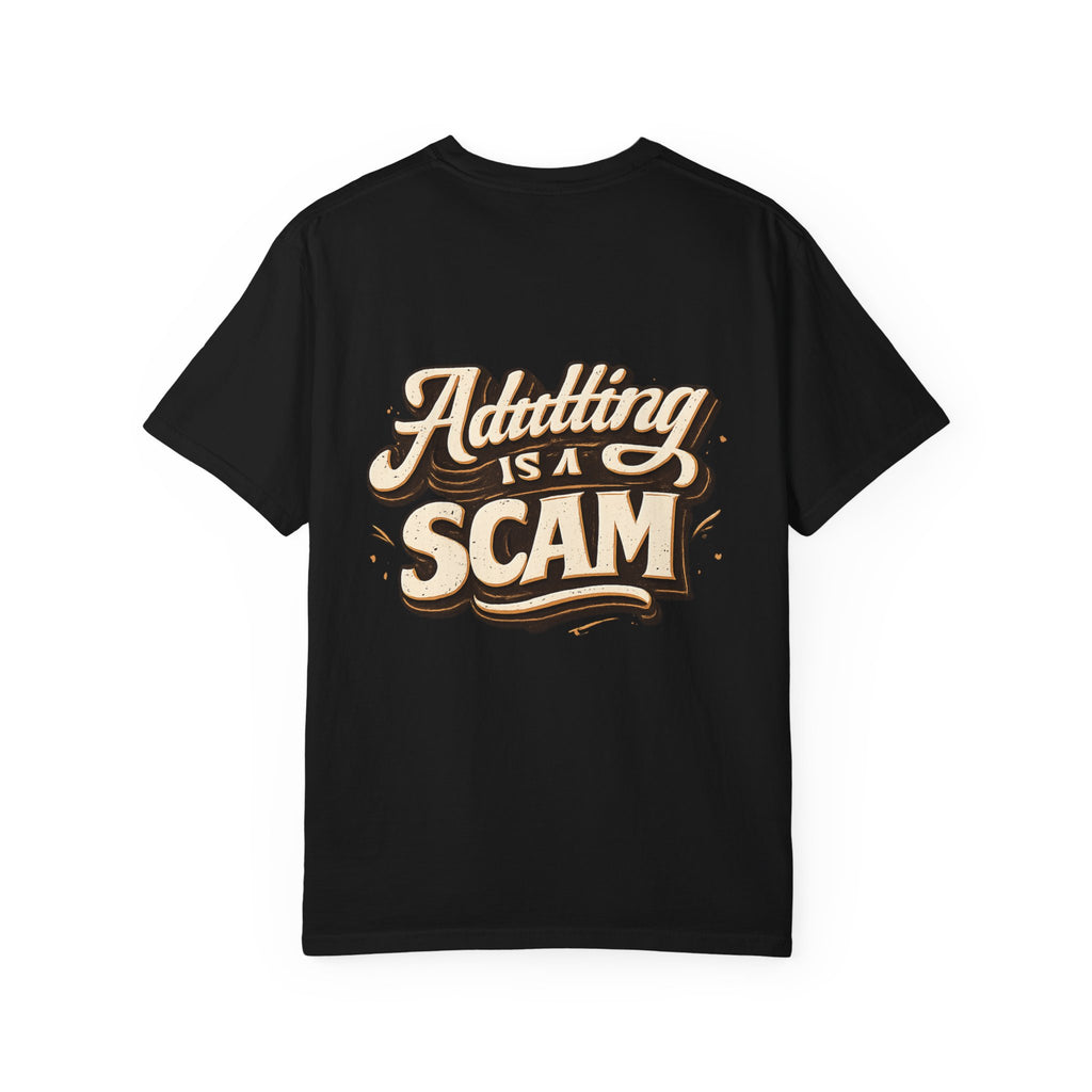 Adulting is a Scam T‑Shirt- Graphic Tee