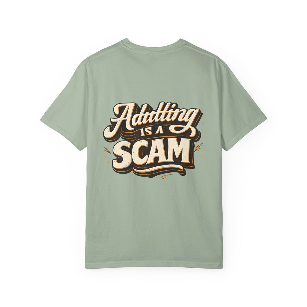Adulting is a Scam T‑Shirt- Graphic Tee