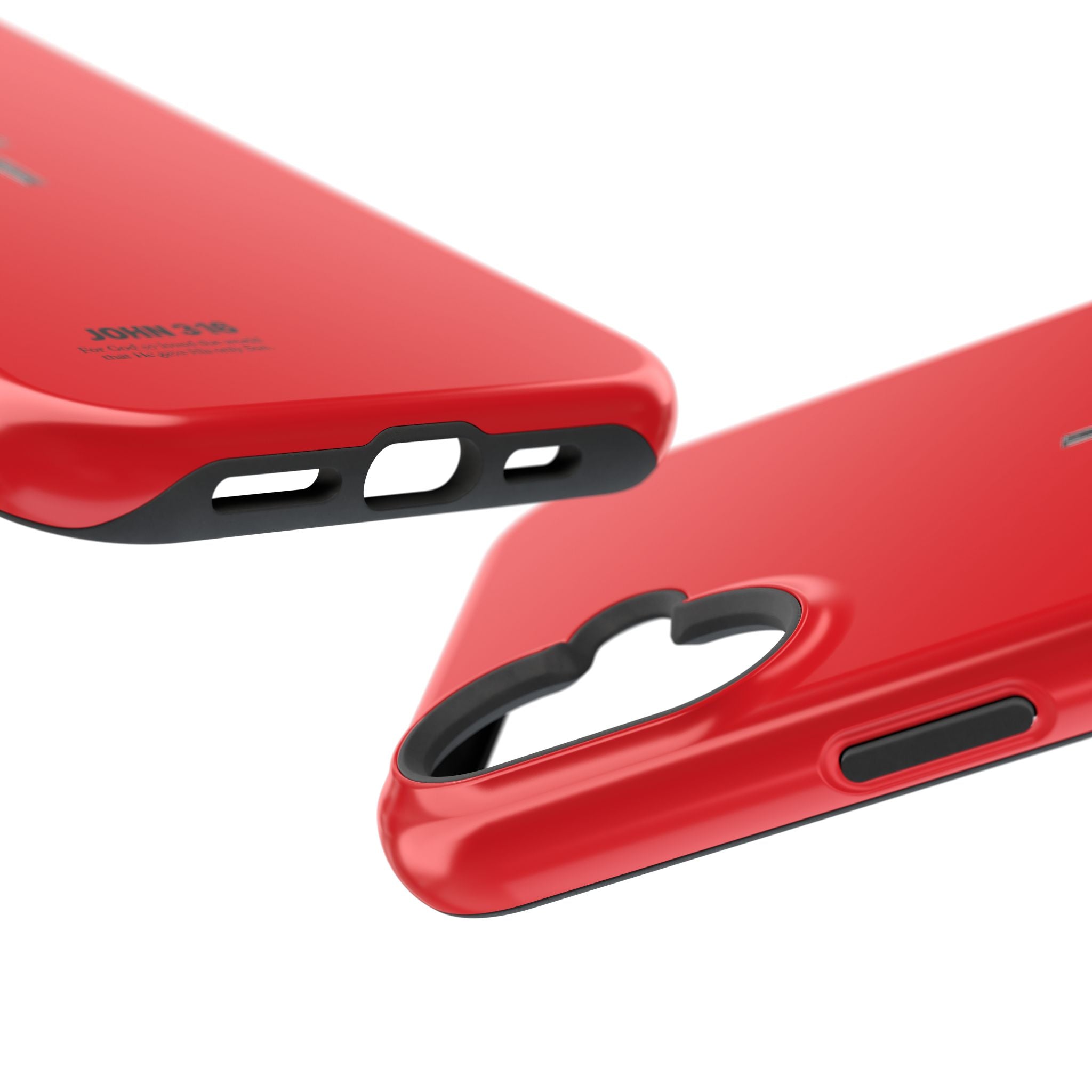 3:16 Cross Magnetic Impact-Resistant Phone Case Red