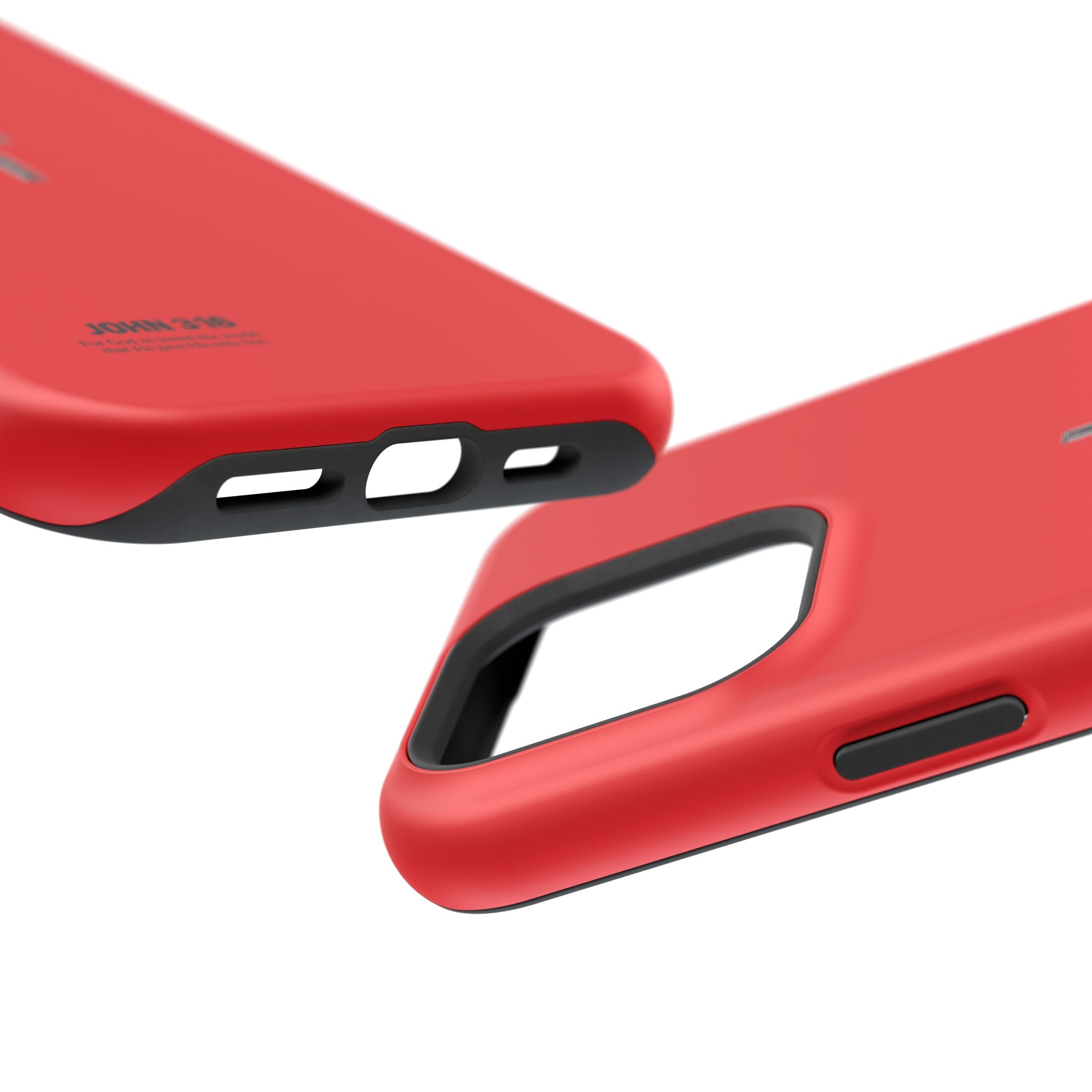 3:16 Cross Magnetic Impact-Resistant Phone Case Red