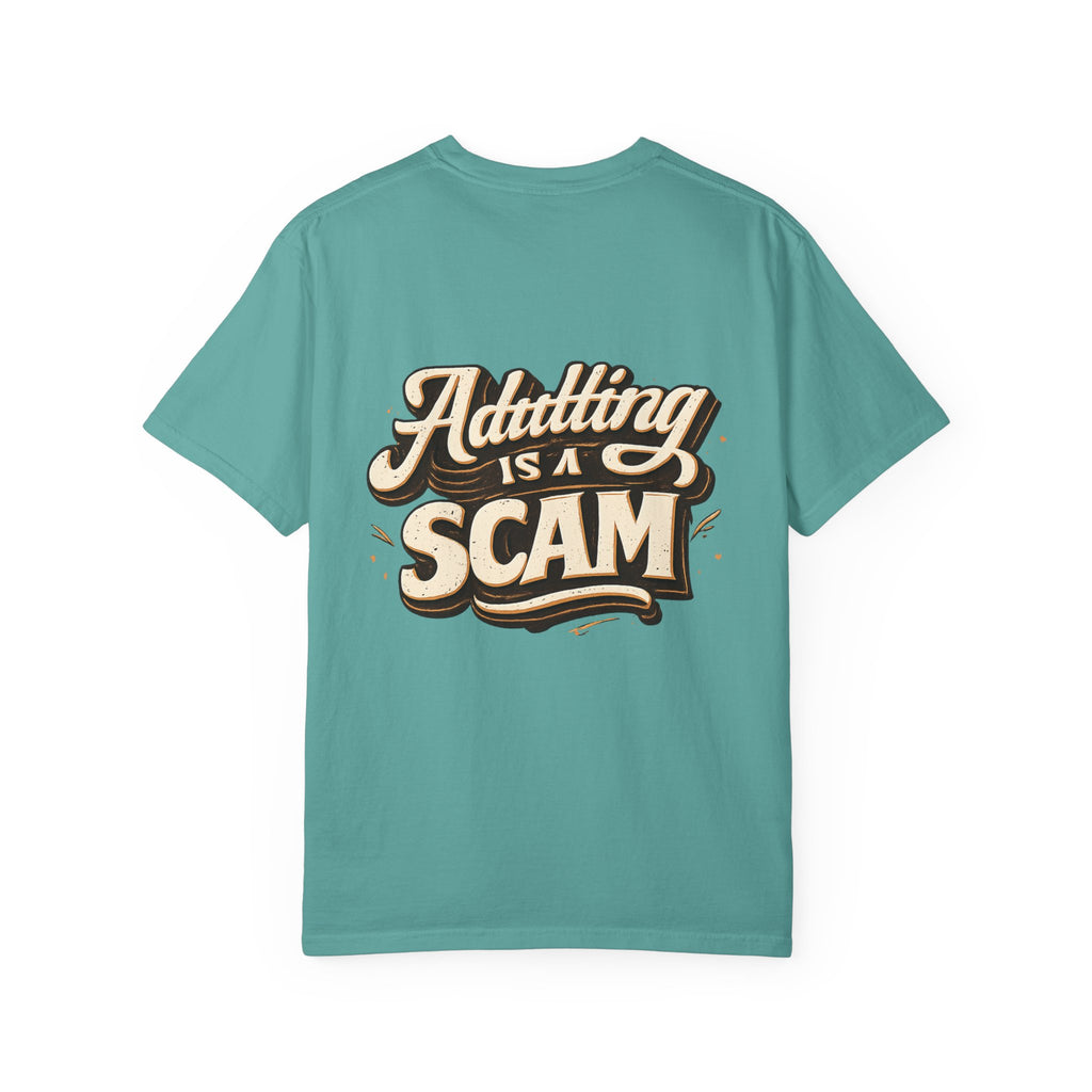 Adulting is a Scam T‑Shirt- Graphic Tee